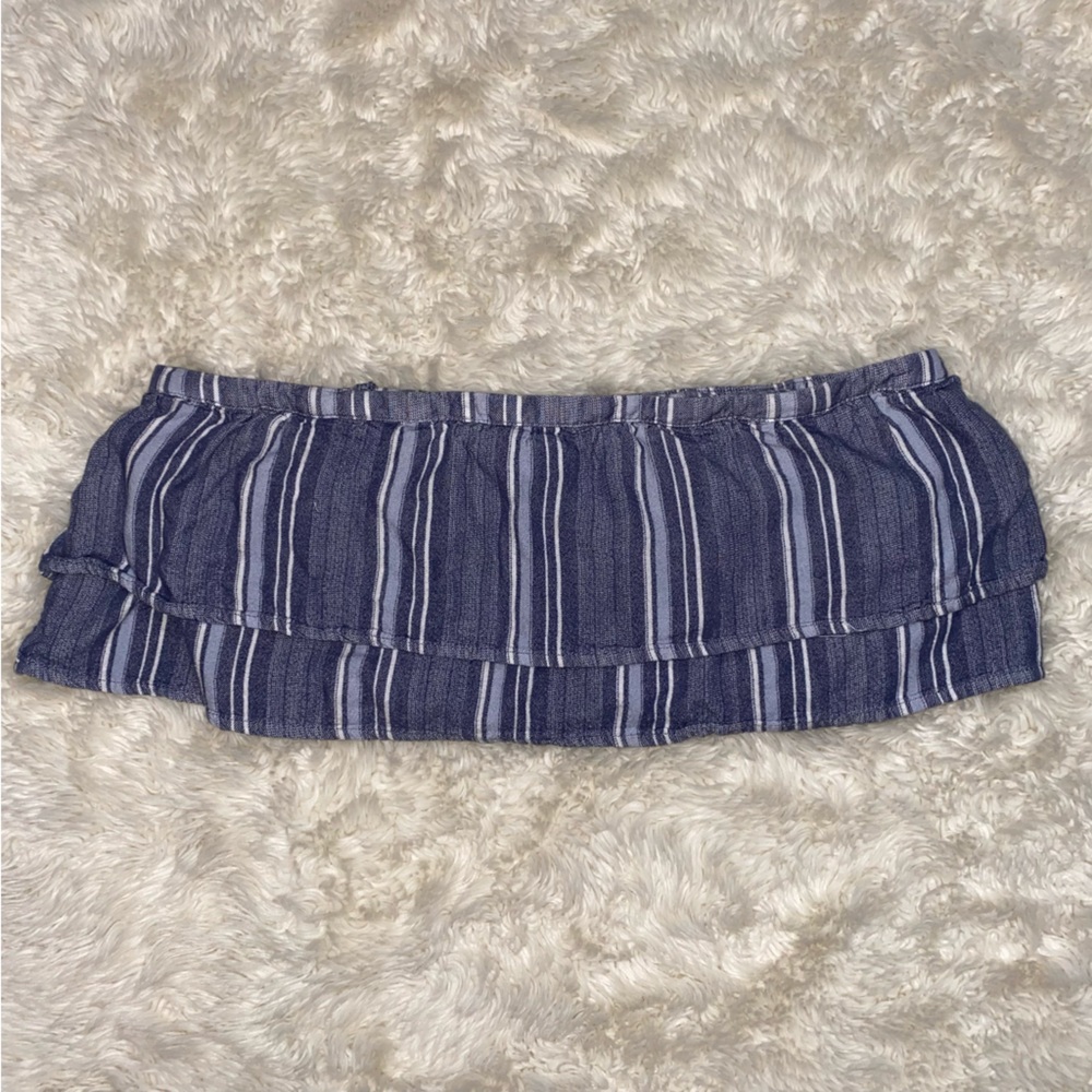 HOLLISTER RUFFLE TUBE TOP - Picture 4 of 4